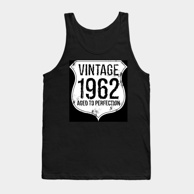 Vintage 1962 age to perfection Tank Top by hippyhappy